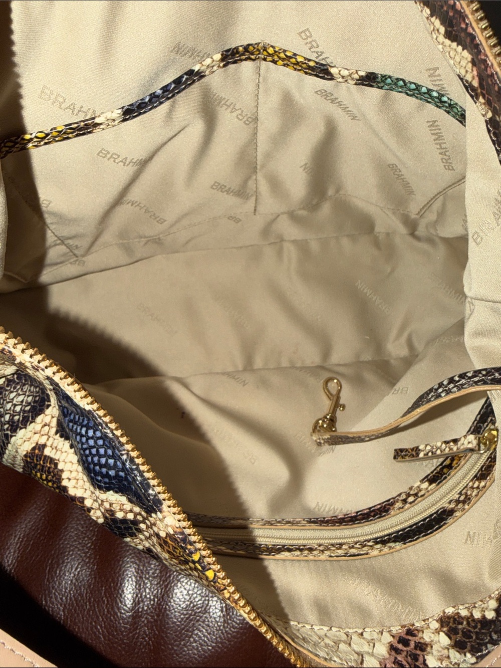 ‼️Brahmin Heather Multi Caloosa Shoulder Bag Crossbosy Bag - Picture 12 of 12